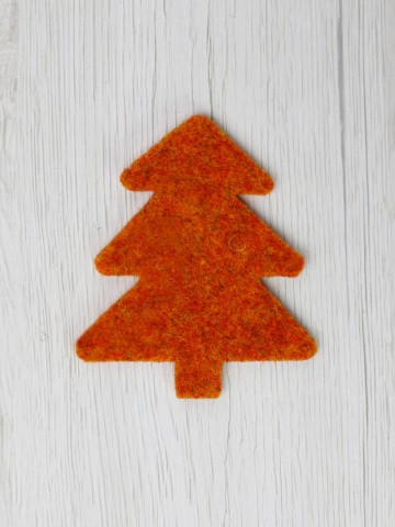 Vilten kerstboom Autumn – 3 mm wolvilt