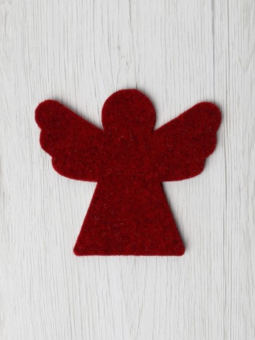 Vilten Engel Bordeaux – 3 mm vilt