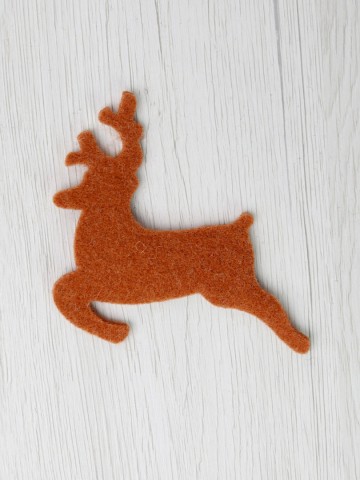 Vilten rendier Cinnamon – 3 mm wolvilt