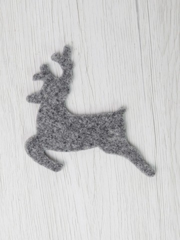 Vilten rendier City – 3 mm wolvilt