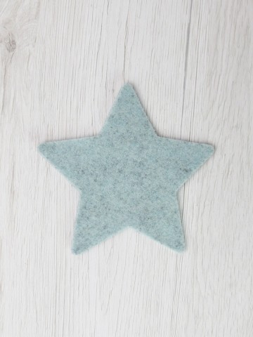 Vilten onderzetter Ster Spring – 3 mm wolvilt