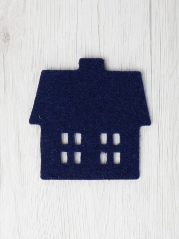 Vilten onderzetter Huis Tuareg – 3 mm wolvilt