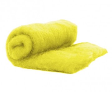 Batt Perendale kaardvlies licht geel