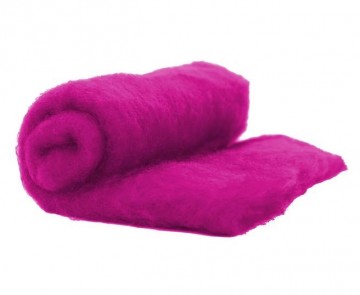 Batt Perendale kaardvlies fuchsia