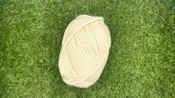 100% Merino super chunky garen Beige