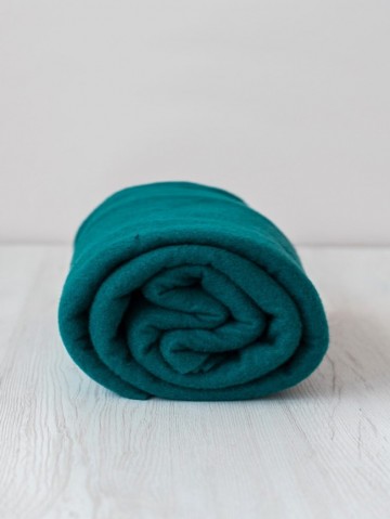 Extra fijne merino naaldvlies zeegroen