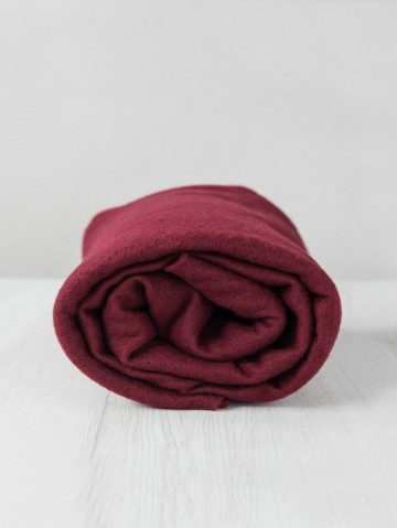 Extra fijne merino naaldvlies bordeaux