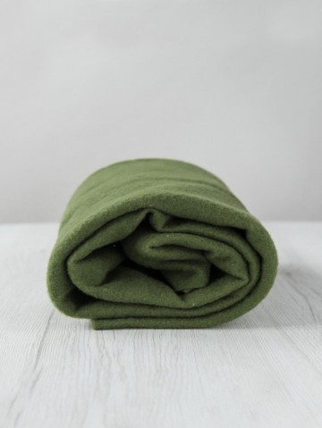 Super fijne merino naaldvlies groen