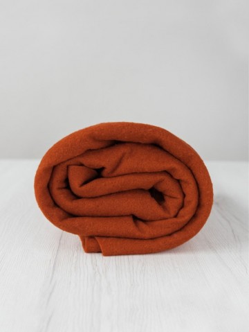 Extra fijne merino naaldvlies roest