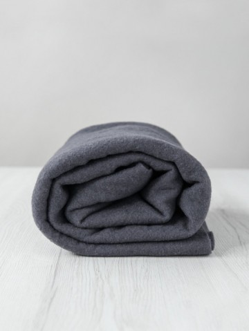 Super fijne merino naaldvlies grijs