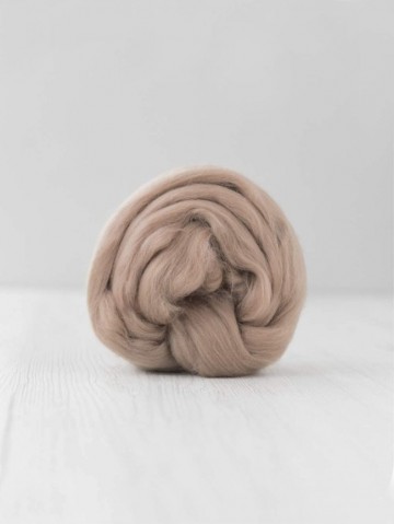 Kid Mohair Fijne Merino lontwol taupe kopen | 75% merino 25% mohair