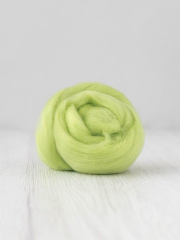 Extra fijne merino lontwol chlorophyll