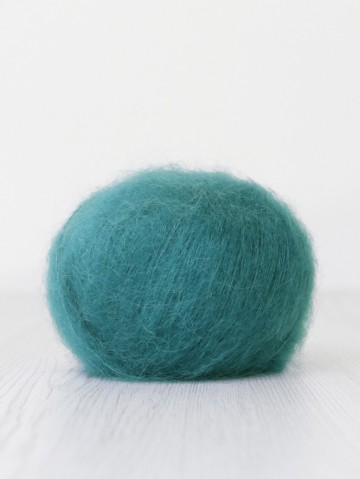 75% super kid mohair forest groen
