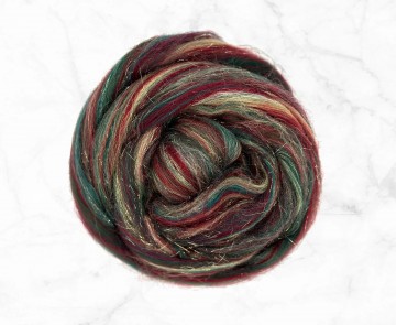 Traditionele kerstkleuren in een heerlijk zachte wolmix