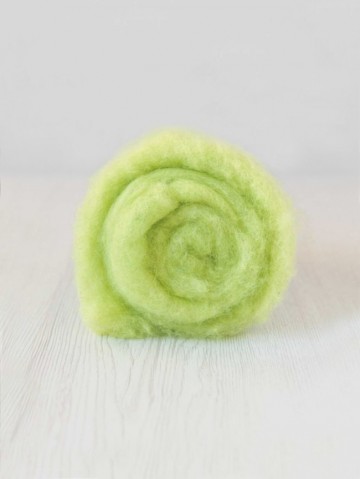 Gekaarde maori wol chlorophyll