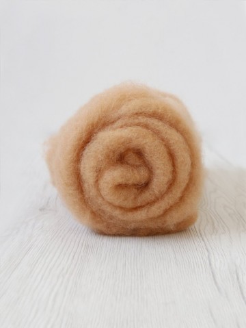 Gekaarde maori wol huidskleur bread