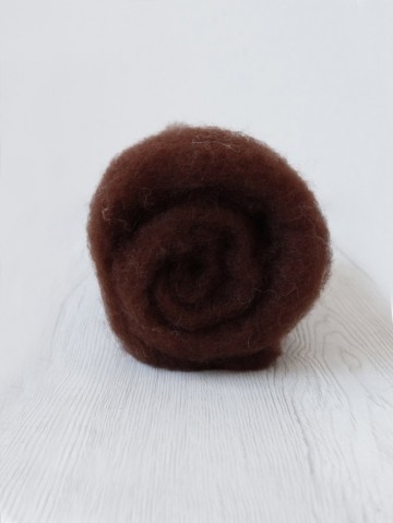 Gekaarde maori wol huidskleur cocoa