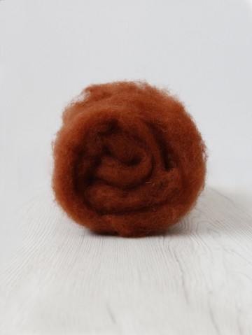 Gekaarde maori wol huidskleur siena