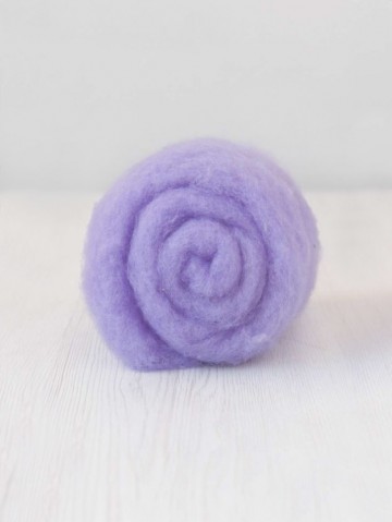 Gekaarde maori wol lavender