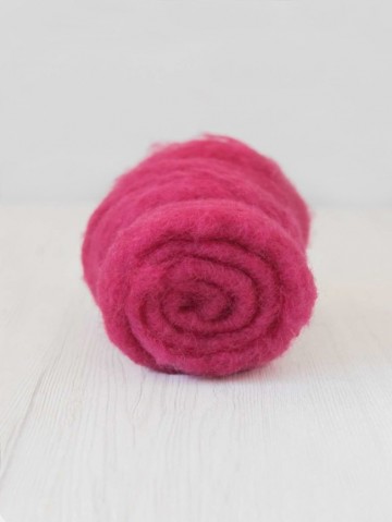 Gekaarde maori wol raspberry