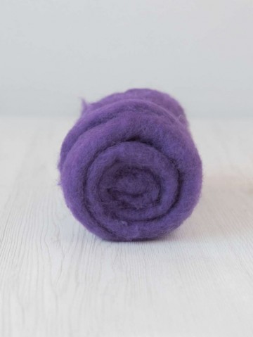 Gekaarde maori wol violet