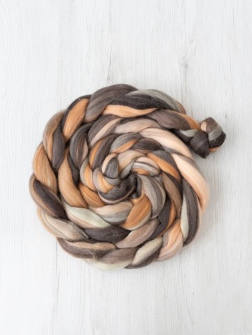 Extra fijne merino lontwol herfstpalet