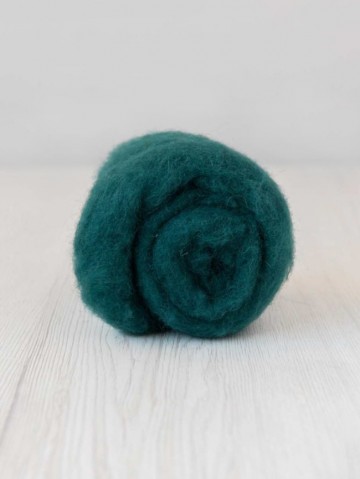 Gekaarde bergschaap in de kleur zeegroen