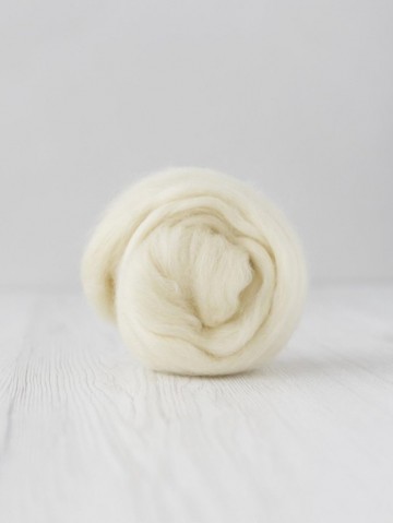 Extra fijne merino lontwol vanille