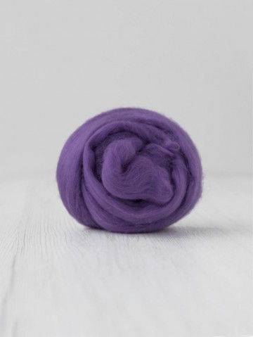 Extra fijne merino lontwol paars