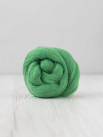 Extra fijne merino lontwol helder groen