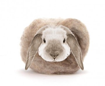 Gekleurde kaardvlies Rabbit/Konijn