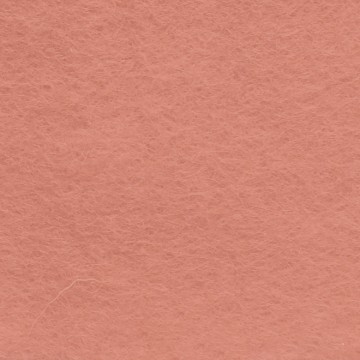 Wolvilt lapje 1 mm licht koraal roze 20 × 30 cm