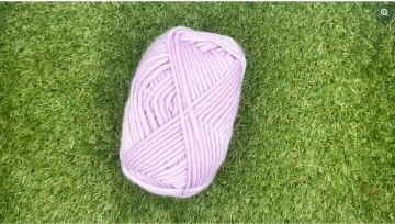 100% Merino super chunky garen Lila