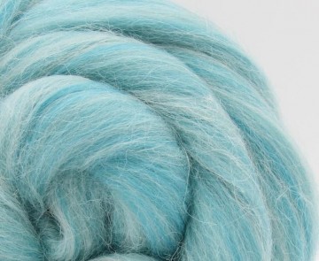 Merino-alpaca blend blauw