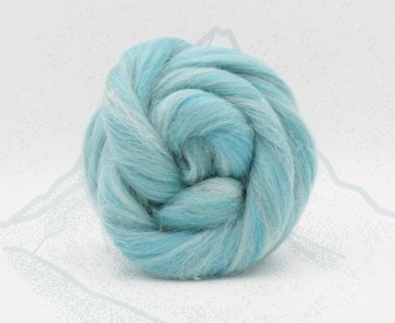 Merino-alpaca blend blauw