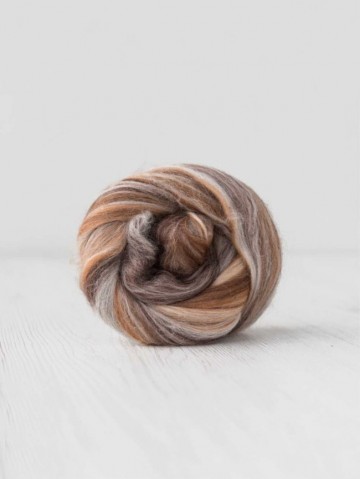 Extra fijne merino lontwol melange – Maya Chocolata