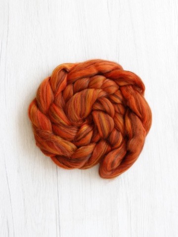 Extra fijne merino lontwol melange – Monarch Butterfly (warm gemêleerd)
