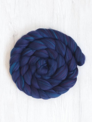 Extra fijne merino lontwol melange – Morgana (diep gemêleerd)