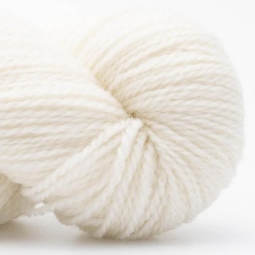 Natuurlijk wit fingering garen van Bluefaced Leicester scheerwol