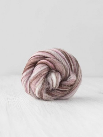 Merino lontwol melange 19 micron – close-up