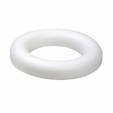 Oasis styropor ring krans 25x5cm half rond doos 50