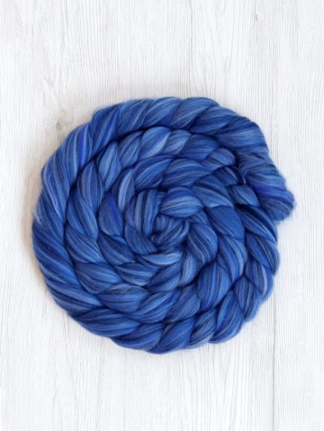 Extra fijne merino lontwol melange – Ocean (blauw gemêleerd)