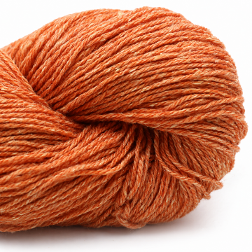 Bio Balance GOTS oranje-rood garen van wol en katoen licht gemêleerd 50 gram streng