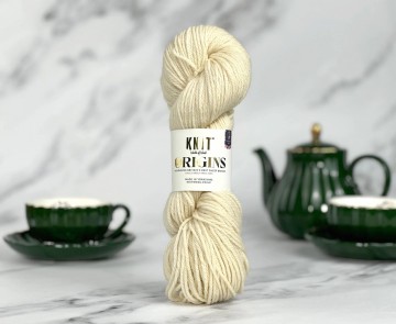 White Shetland Aran – 100% Britse Shetlandwol