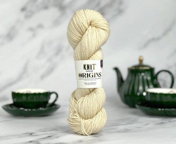 White Kent Romney Aran – 100% Britse Kent Romneywol