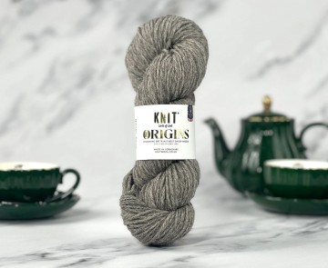 Grey Jacob Aran – 100% Britse Jacobwol