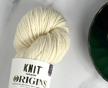 Naturel wit Aran garen van Jacobwol