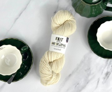 White Cheviot Aran – 100% Britse Cheviotwol