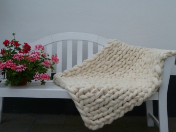 Witte merino lontwol1