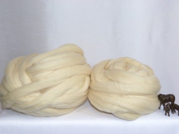 Texelse Lontwol Crèmekleurig 054